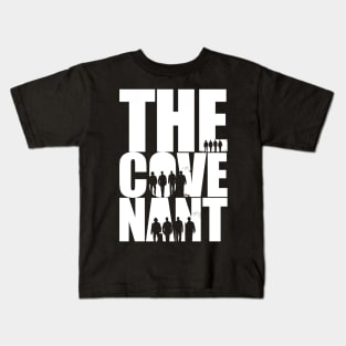 The Covenant White Typography Kids T-Shirt